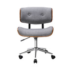 Artiss Grey Wooden Office Chair