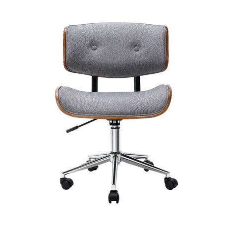 Artiss Grey Wooden Office Chair