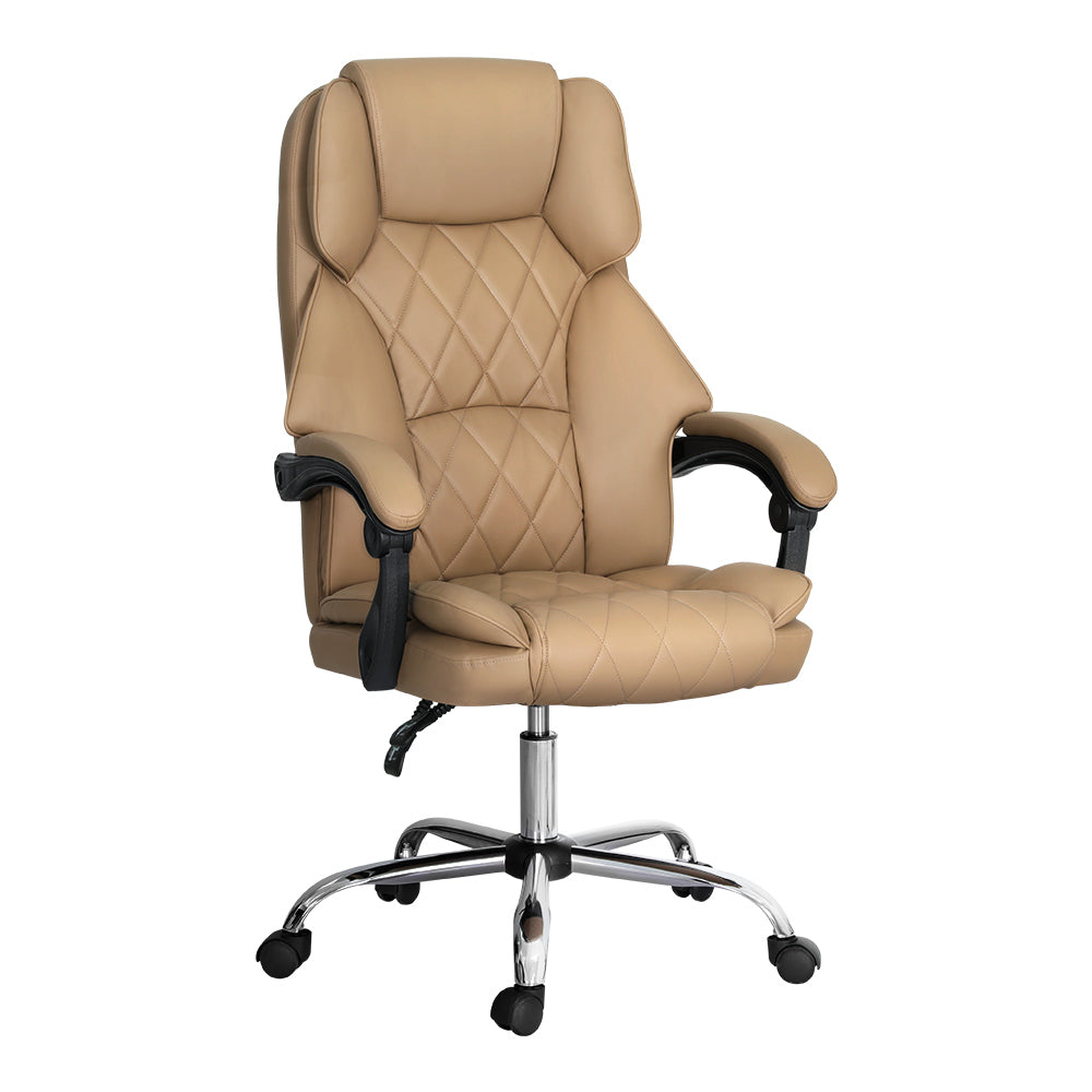 Artiss Executive Leather Recliner Office Chair