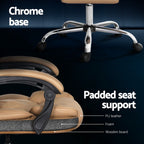 Artiss Executive Leather Recliner Office Chair