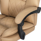 Artiss Espresso Leather Executive Office Chair