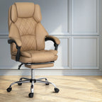Artiss Espresso Leather Executive Office Chair