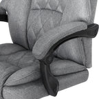 Artiss Executive Grey Reclining Office Chair