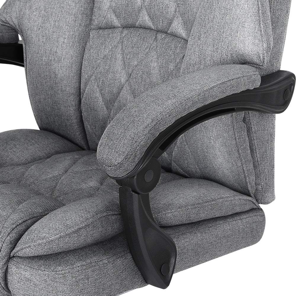 Artiss Executive Grey Reclining Office Chair