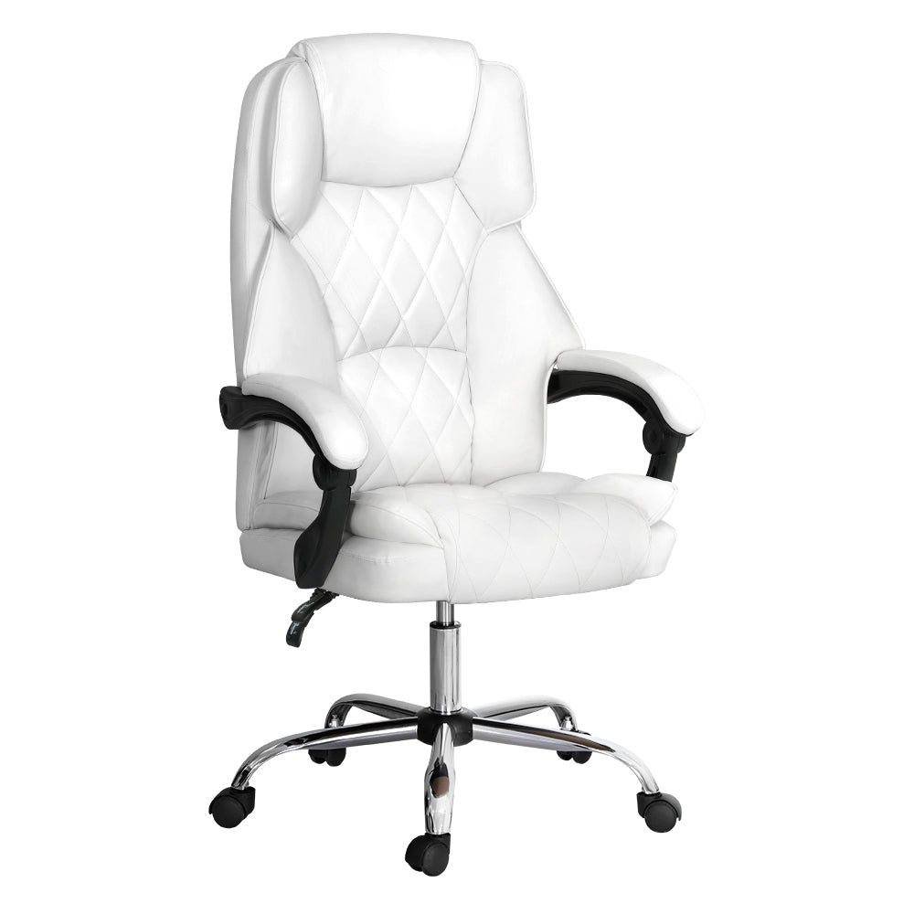Artiss Executive Leather Recliner Office Chair
