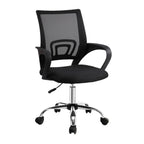 Artiss Mid Back Mesh Office Chair - Black