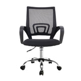 Artiss Mid Back Mesh Office Chair - Black