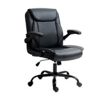Artiss Black Mid Back Executive Office Chair