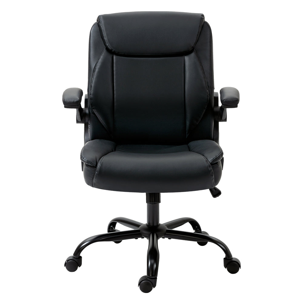 Artiss Black Mid Back Executive Office Chair