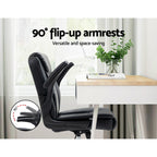 Artiss Black Mid Back Executive Office Chair