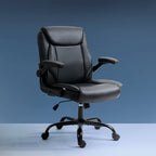 Artiss Black Mid Back Executive Office Chair