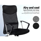 Artiss High Back Mesh Office Chair - Black