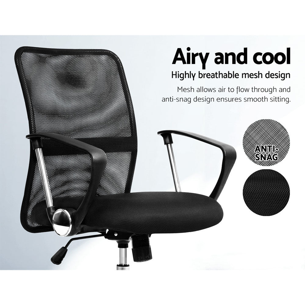 Artiss Mid Back Mesh Office Chair