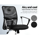 Artiss Mid Back Mesh Office Chair