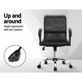 Artiss Mid Back Mesh Office Chair