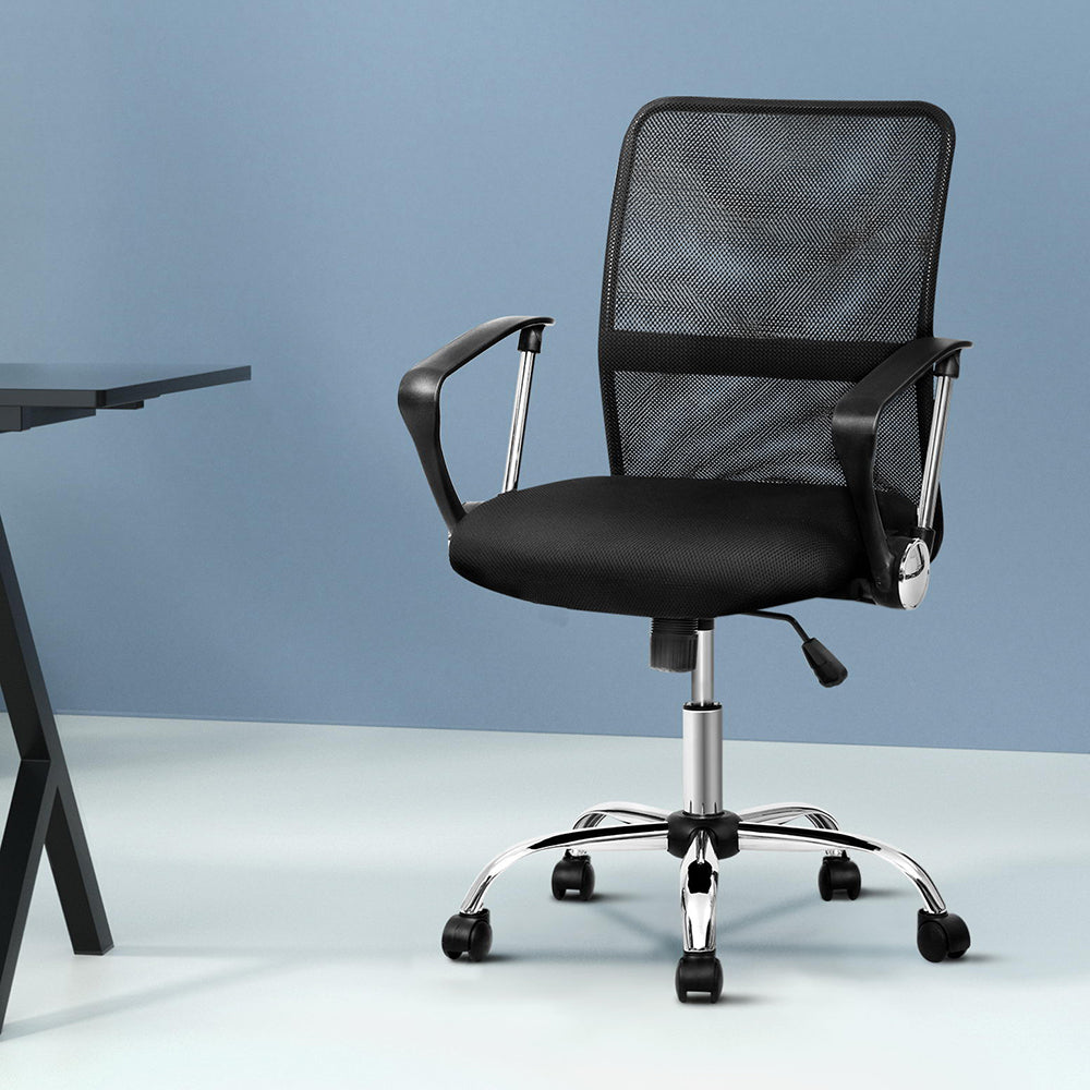 Artiss Mid Back Mesh Office Chair