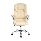 Artiss Executive Leather Office Chair - Beige