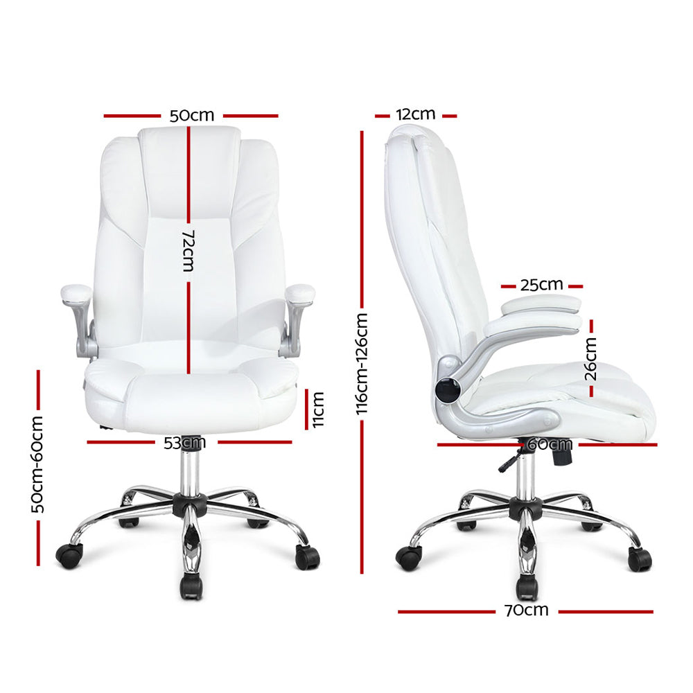 Artiss White Executive Office Chair