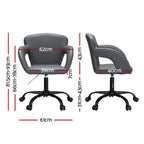 Artiss Mid Back Office Chair - Grey
