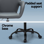 Artiss Mid Back Office Chair - Grey