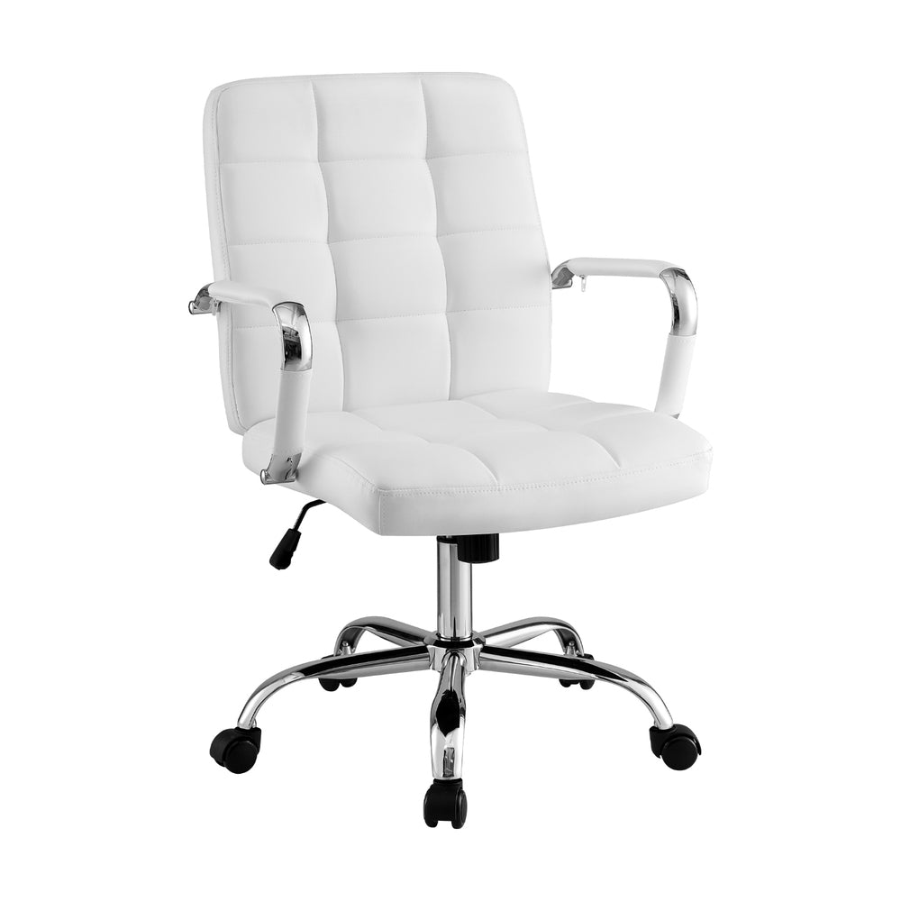 Artiss PU Leather Mid-Back Office Chair