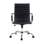Artiss Mid Back PU Leather Office Chair