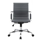 Artiss Mid Back PU Leather Office Chair