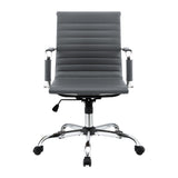 Artiss Mid Back PU Leather Office Chair