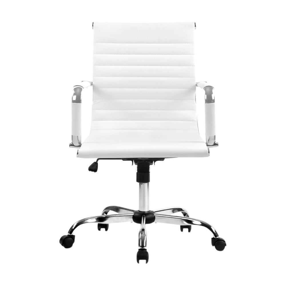 Artiss Mid Back PU Leather Office Chair