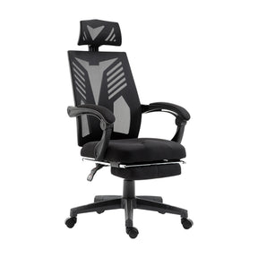 Artiss Matrix Black Mesh Office Chair Recliner