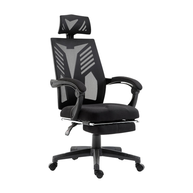 Artiss Matrix Black Mesh Office Chair Recliner