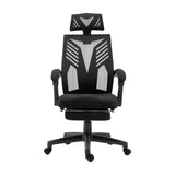Artiss Matrix Black Mesh Office Chair Recliner