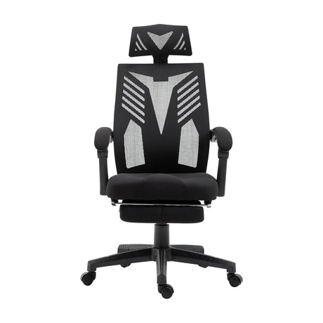 Artiss Matrix Black Mesh Office Chair Recliner