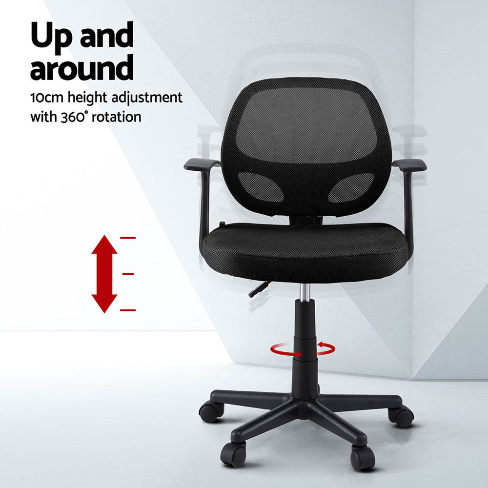 Artiss Mid Back Mesh Office Chair