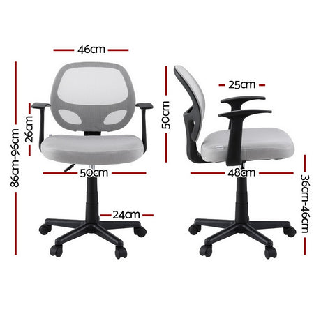 Artiss Mid Back Mesh Office Chair