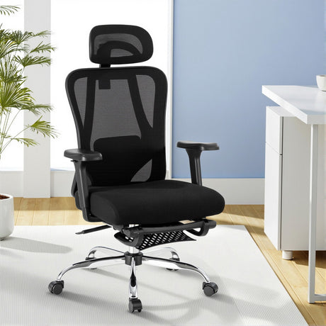 Artiss Ergonomic Mesh Office Chair - Black