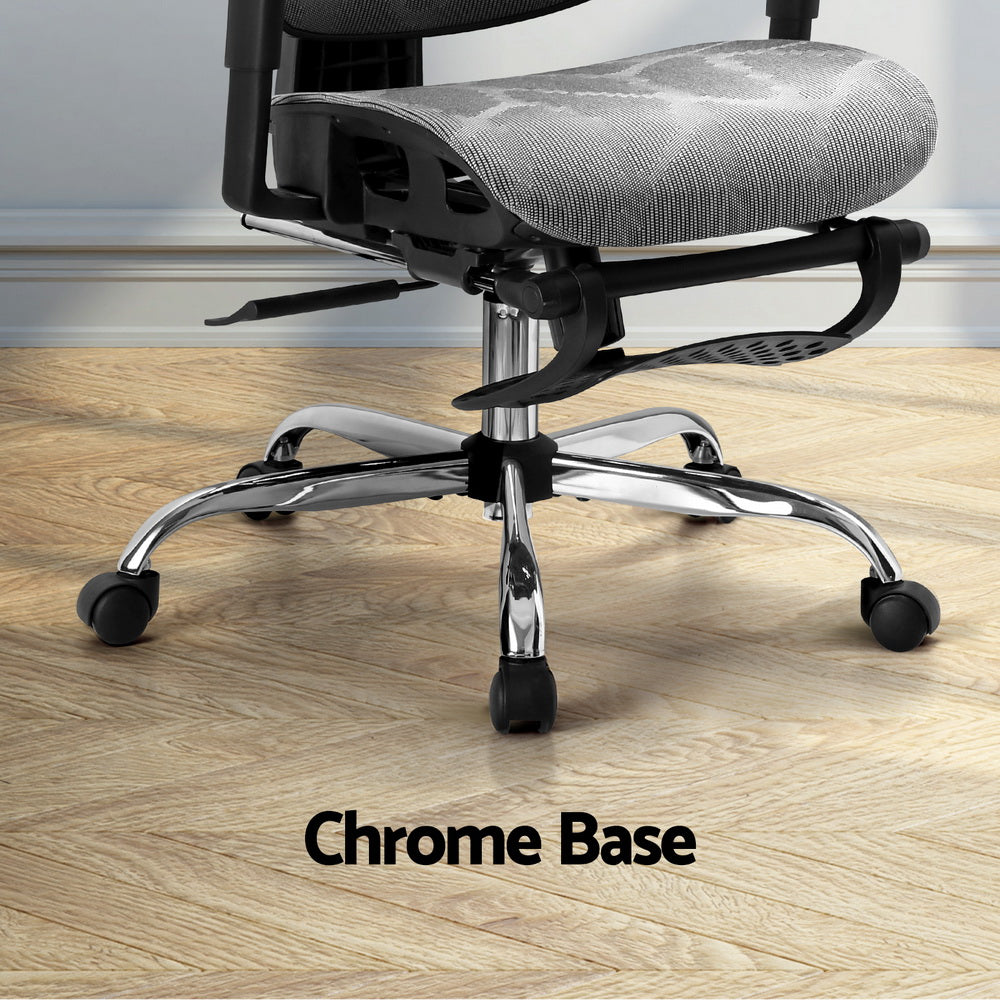 Artiss Ergonomic Office Chair Footrest - Grey