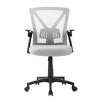 Artiss Grey Mesh Mid Back Office Chair