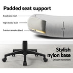 Artiss Grey Mesh Mid Back Office Chair