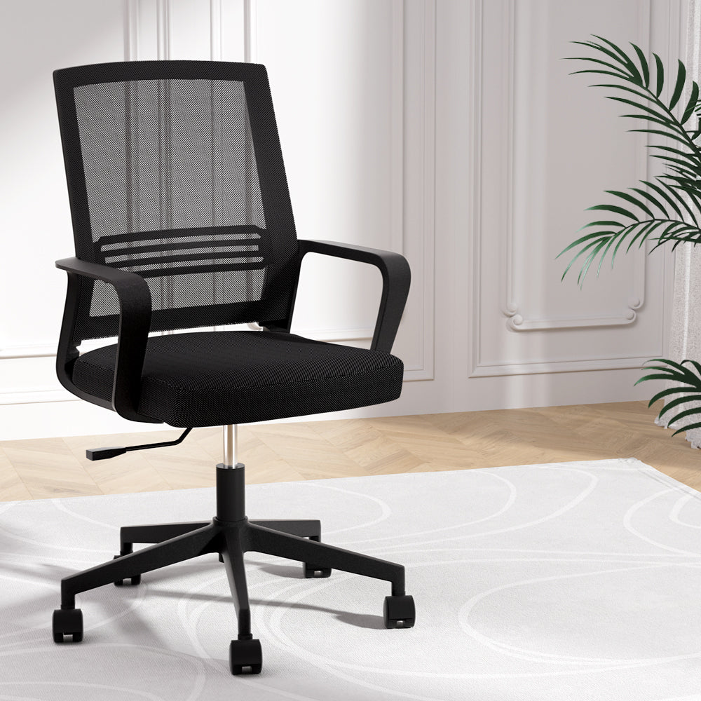 Artiss Mesh Ergonomic Office Chair - Black
