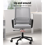 Artiss Grey Mesh Office Chair