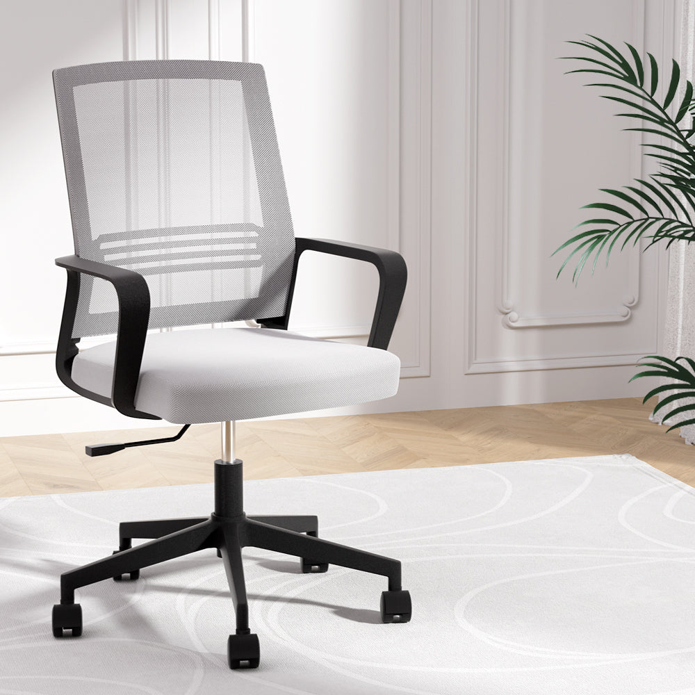 Artiss Grey Mesh Office Chair