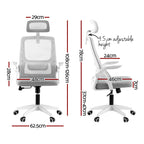 Artiss Ergonomic Office Chair with Adjustable Headrest