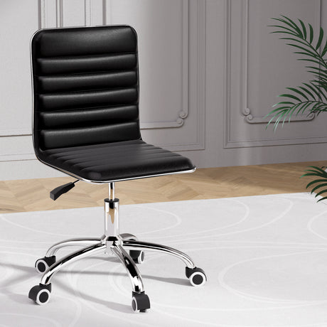 Artiss Low-Back PU Leather Office Chair