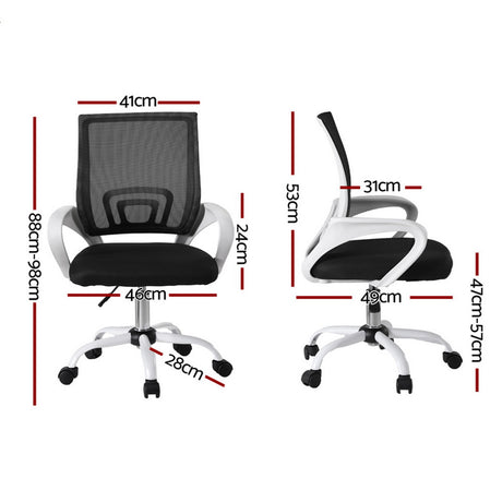 Artiss Mid-Back Mesh Office Chair