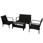 Gardeon 4-Piece Rattan Outdoor Sofa Set