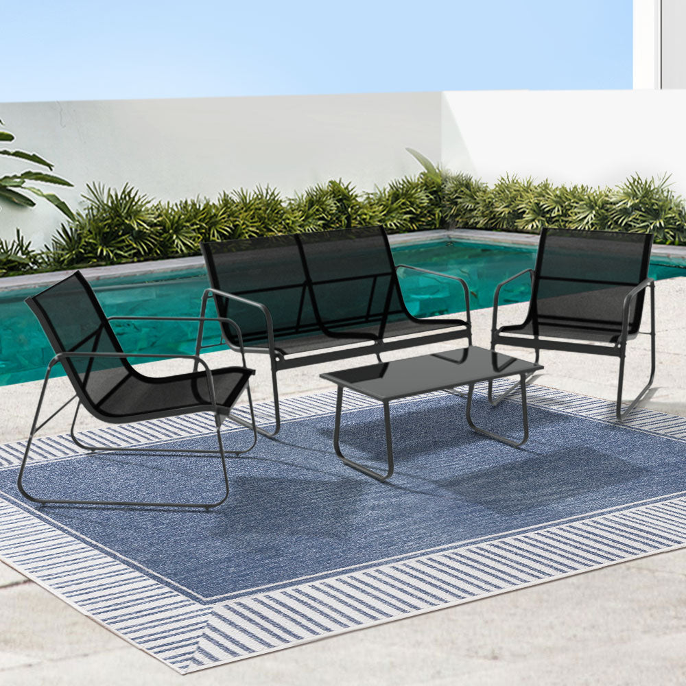 Gardeon 4-Piece Elegant Outdoor Sofa Set