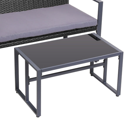 Gardeon 4-Piece Rattan Outdoor Sofa Set