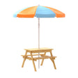 Keezi Kids Picnic Table & Umbrella Set