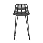 Gardeon Black Outdoor Bar Stools - Set of 2